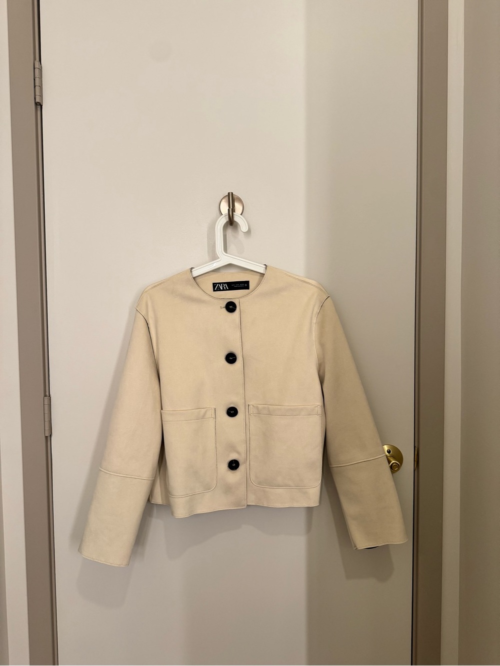 ZARA FAUX SUEDE JACKET